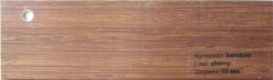 bamboo cherry 50мм, зразок ламелі для жалюзі (образец ламели для жалюзи)