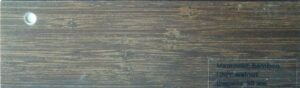 bamboo walnut 50мм, зразок ламелі для жалюзі (образец ламели для жалюзи)