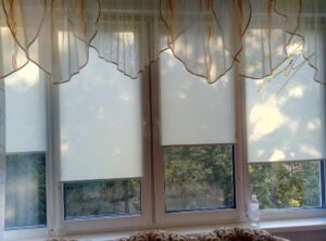 Рулонные шторы с тканью Len T 0875 Vanilla