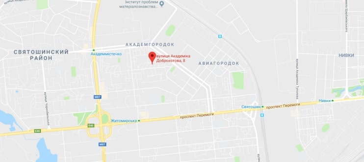 Місцезнаходження на карті