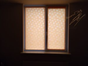 Рулонные шторы с тканью Sea 2232 Orange в детской