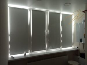 Рулонные шторы с тканью Umbra B.O. 51 White