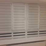 Шторы день-ночь на кухне с тканью BH 31 White