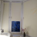Рулоные шторы в спальне-с-тканью Umbra B.O. 56 Cream